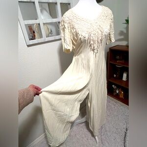 Vintage Wide Leg Jumpesuit